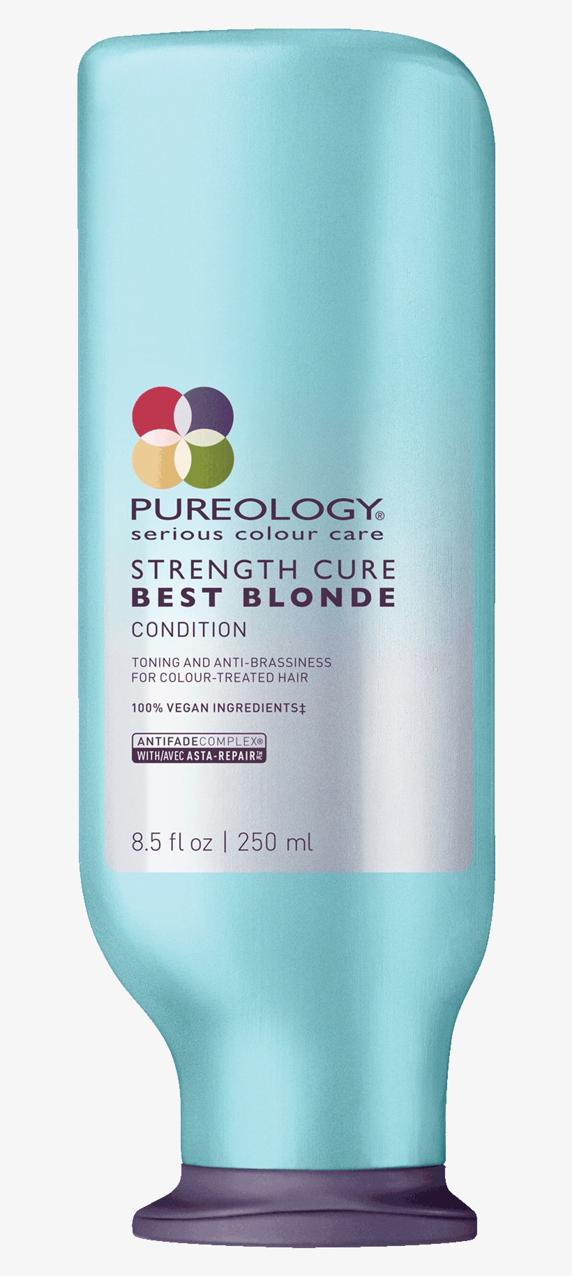 Pureology Strength Cure Best Blonde Purple Toning Conditioner - Pureology Hydrate Conditioner, transparent png