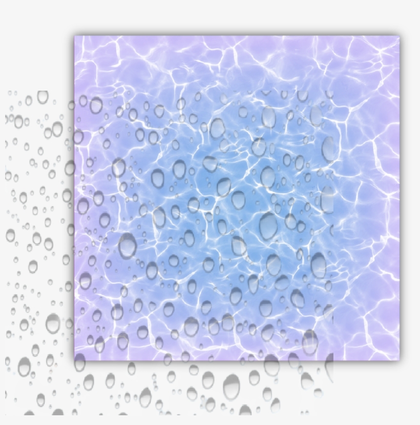 Superstudio Cushion Cover Water 45x45 80 Gr, transparent png