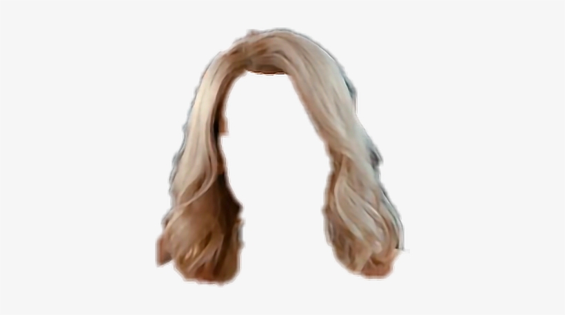 blonde wig transparent