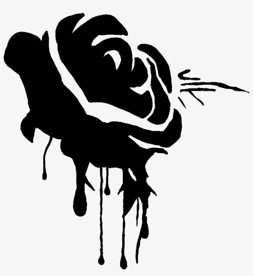 Black Rose By Skedevilish-d6aarny - Black Rose Art Png, transparent png