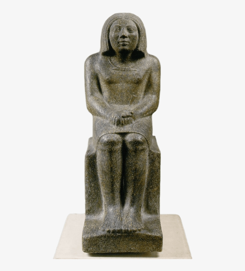 Ankh Seated With Hands Clasped - Seni Di Mesir Kuno, transparent png