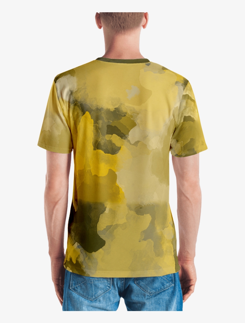 Yellow Orche Watercolor T Shirt T Shirt Zazuze - T-shirt, transparent png