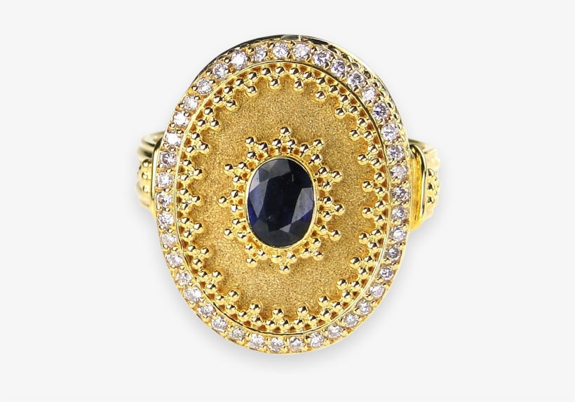 Materials 18k Gold, Diamonds And A Sapphire, Emerald - Jewellery, transparent png