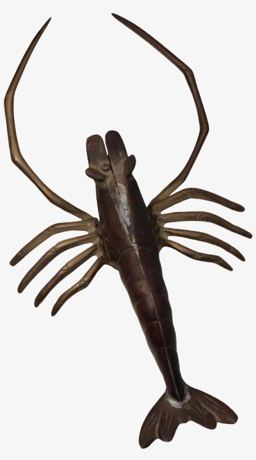 Large Brass Crawfish Wall Sculpture On Chairish - Sculpture, transparent png
