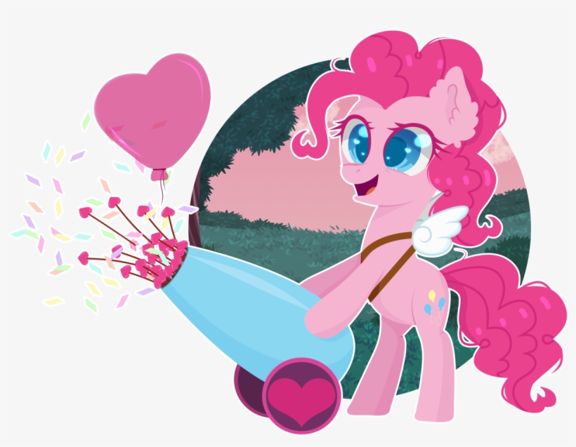 0okami-0ni, Balloon, Confetti, Cupid, Digital Art, - Cartoon, transparent png