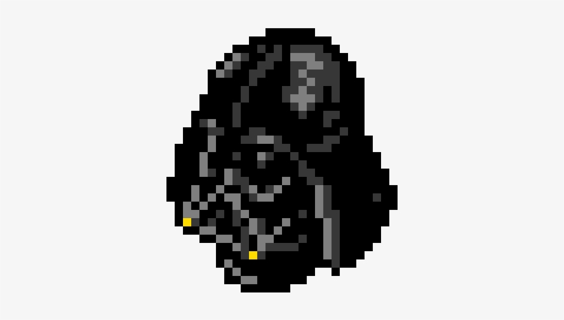 Darth Vader's Helmet ~ Drawn By Ben - Star Wars Perler Beads, transparent png
