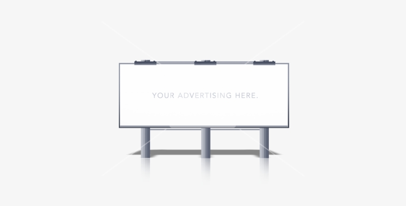 Your Advertising Here Sign - Billboard, transparent png