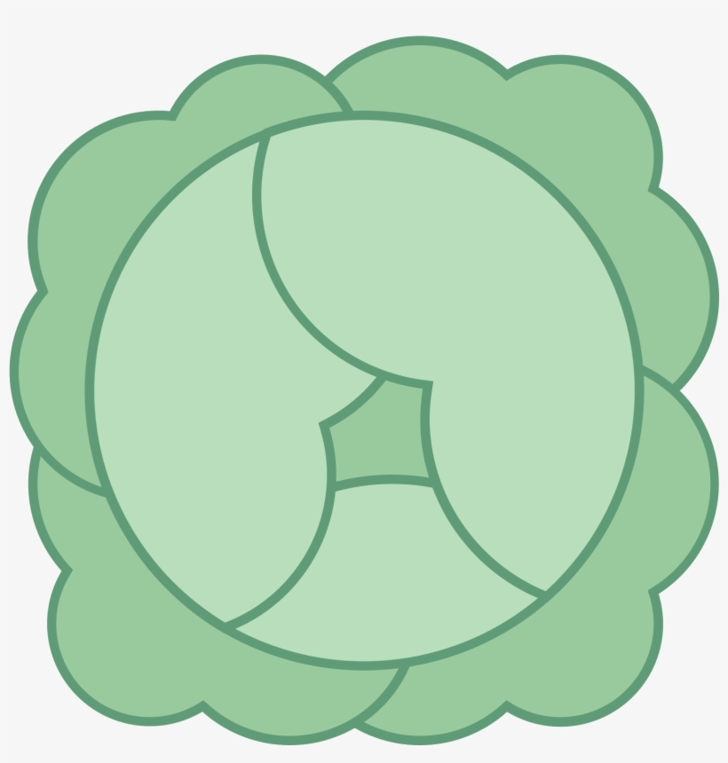 This Is The Logo For Cabbage Which Is In The Shape - Galactooligosaccharide, transparent png