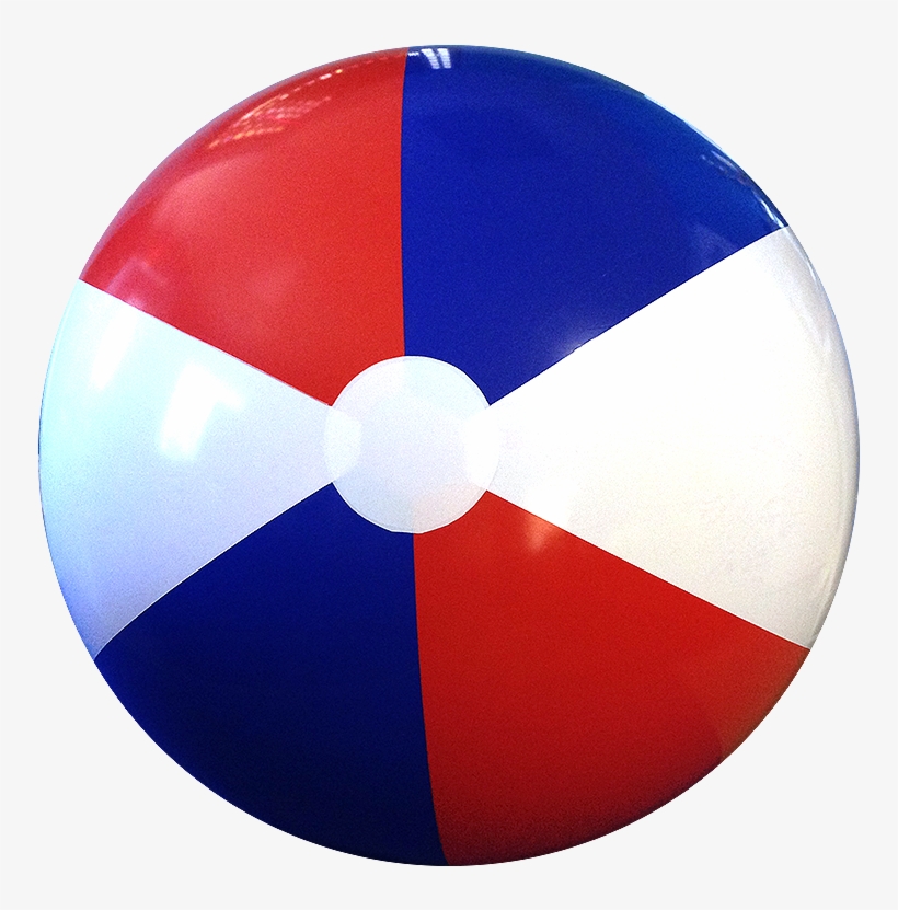 Largest Selection Of Beach Balls With Fast Delivery - Red And Blue Beach Ball, transparent png