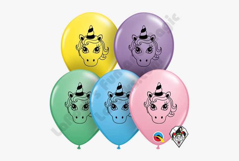 Round Balloon Unicorn, transparent png