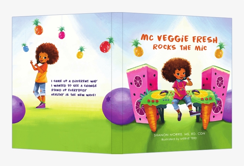 Books - Mc Veggie Fresh Rocks The Mic, transparent png