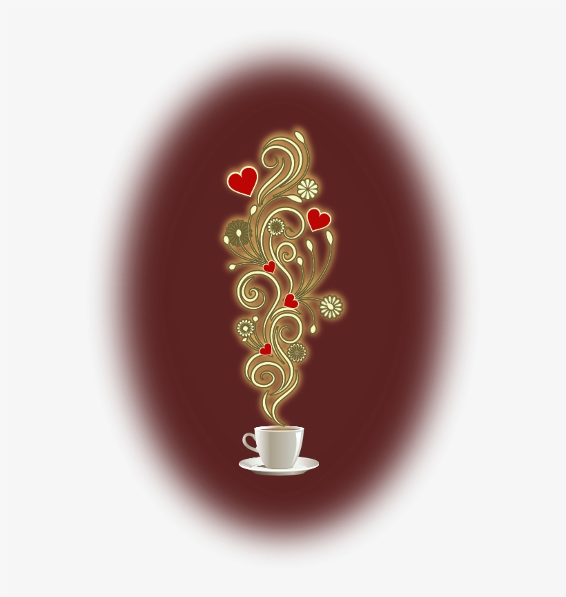 Drawing Of A Coffee Cup With Curly Steam And Hearts - Coffee Lover Trucker Hat, Adult Unisex, Tan, transparent png