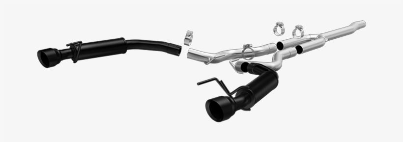 Magnaflow Dual Split Cat-back Exhaust - Ford Mustang, transparent png