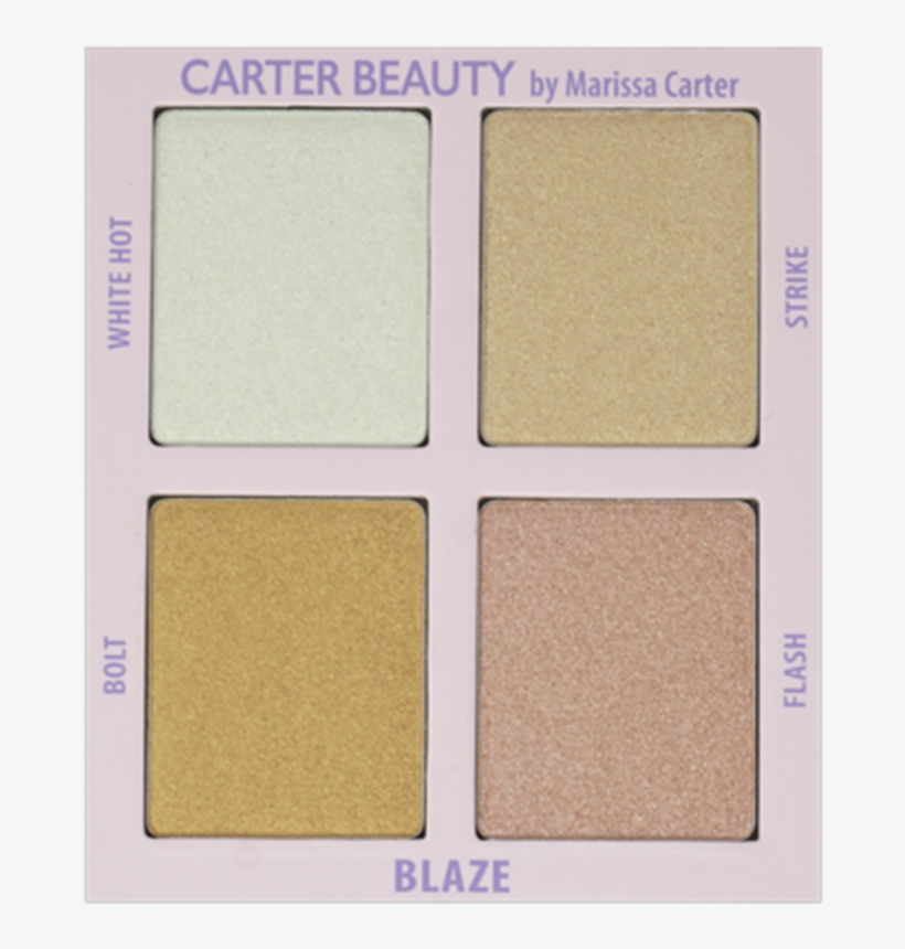 Highlighter Palette In Blaze - Carter Beauty Cosmetics, transparent png