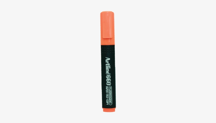 B Artline Ek-660 03 - Artline 660 Highlighter Pen Fluorescent Green, transparent png
