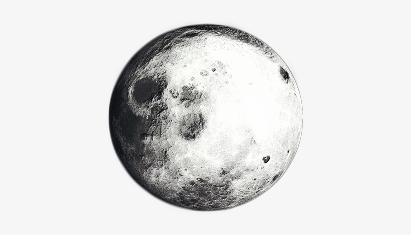 Fallout Texture Overhaul Moons - Moon Texture Black And White, transparent png