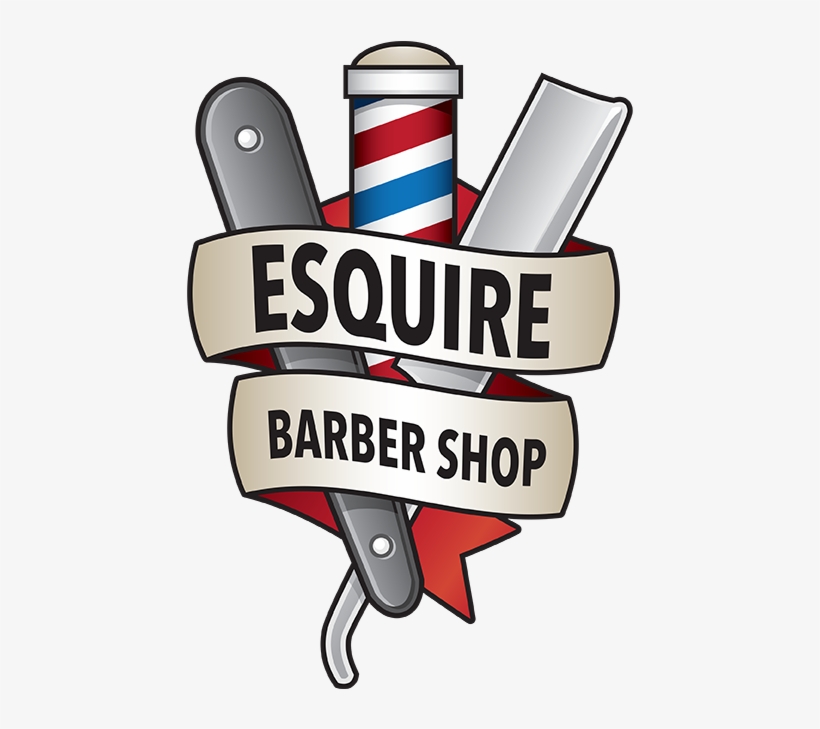Esquire Barbershop Logo - Barber Shop, transparent png