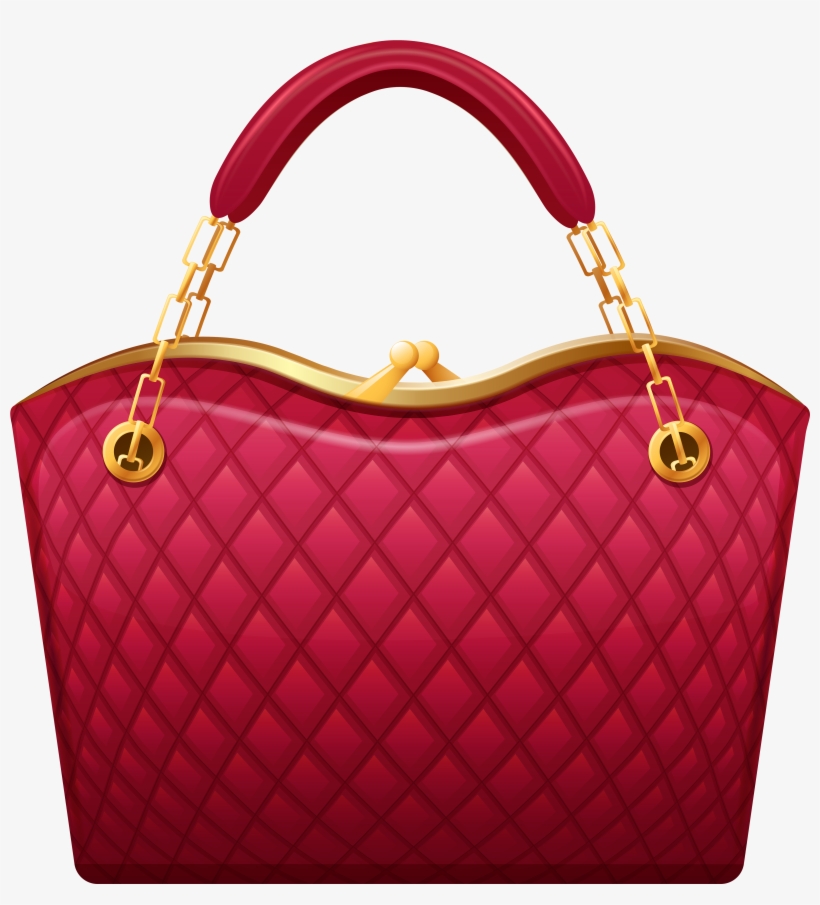 Red Handbag Png Clip Art - Purses Clip Art, transparent png