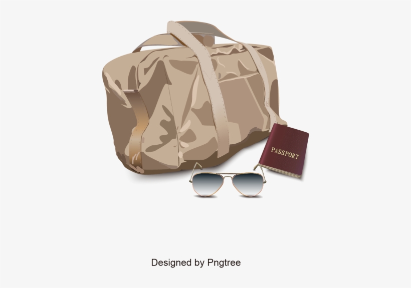 Hand-drawn Cartoon Bag Design, Travel, Cartoon Bag, - Handbag, transparent png