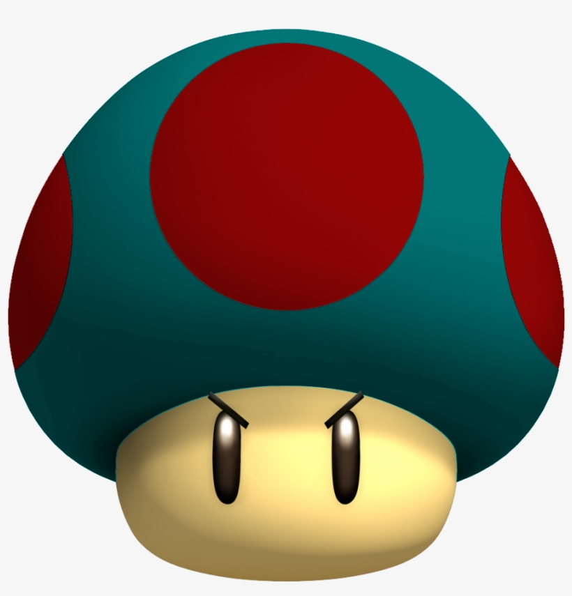 Mario Mushroom Png Transparent Image - Super Mario Mushroom, transparent png