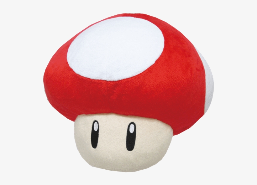 Super Mario Bros - Nintendo Super Mario Super Mushroom Pillow, transparent png