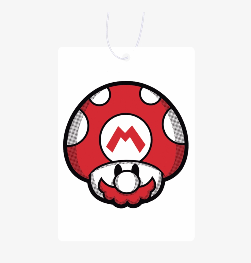 Mushroom Bros Mario Air Freshener, transparent png