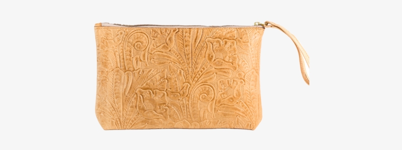 Banker Bag - Embossed Floral - Desert Fawn - Bank, transparent png