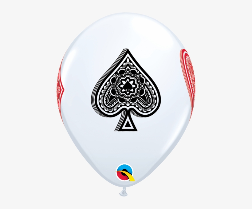 Playing Card Suits Balloons - Qualatex, transparent png