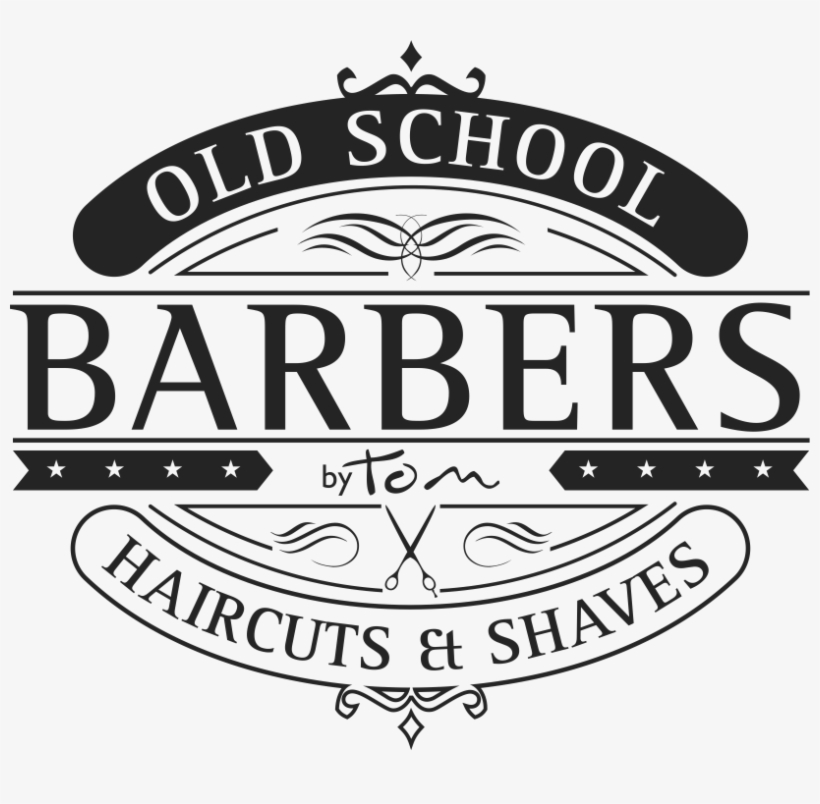 Oldschoolbarbers Luxemburg - Old School Barber Shop Logo, transparent png