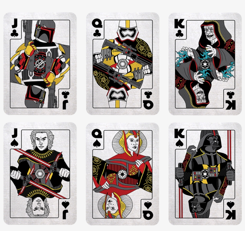 Rebel Empire Suits Pt1 Small - Star Wars Playing Card Deck, transparent png