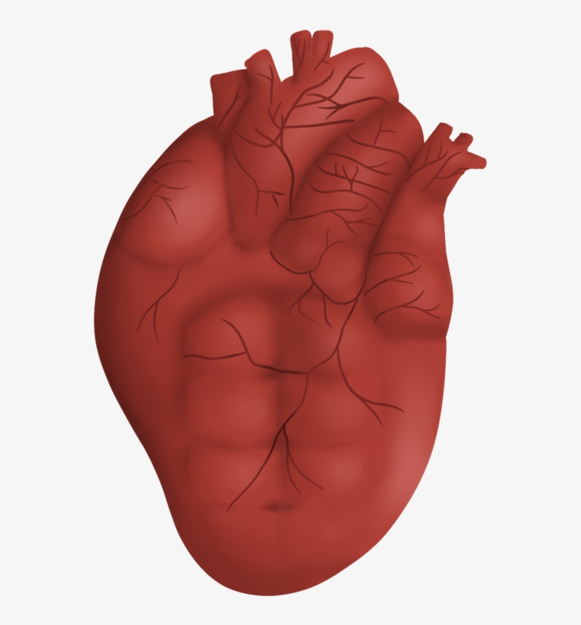 Transparent Heart With Six - Illustration, transparent png