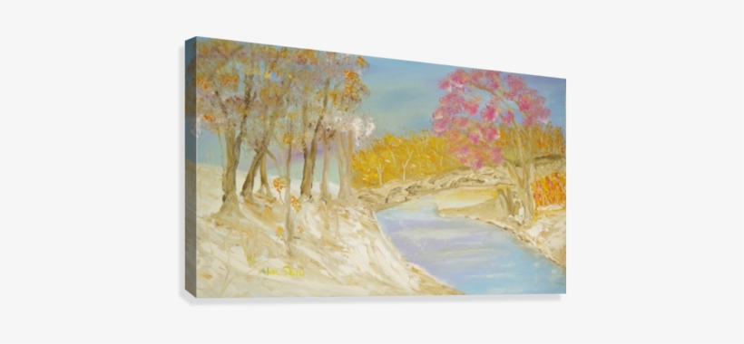 Melting Snow- Spring Flowers - Painting, transparent png