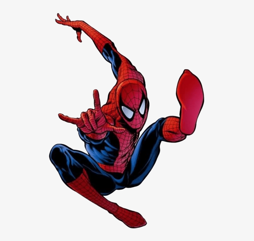 Spider Man Flying - Spiderman Png, transparent png