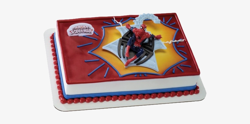 Decopac Spiderman Web Spinner Cake Kit, transparent png