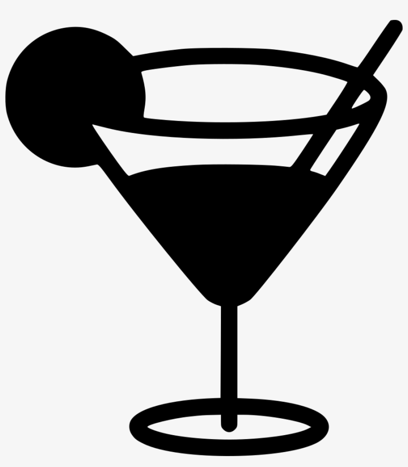 Martini Glass Vector Png Vector Freeuse Download - Drink Glass Svg, transparent png