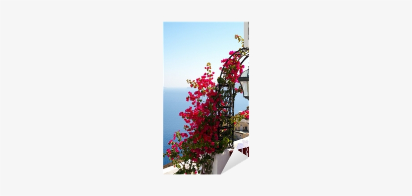 Balcony With Flowers Greece, transparent png