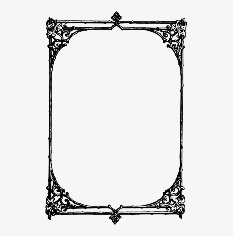Rectangle Borders And Frames Picture Frames Encapsulated - Pergaminho Bordas Para Word, transparent png