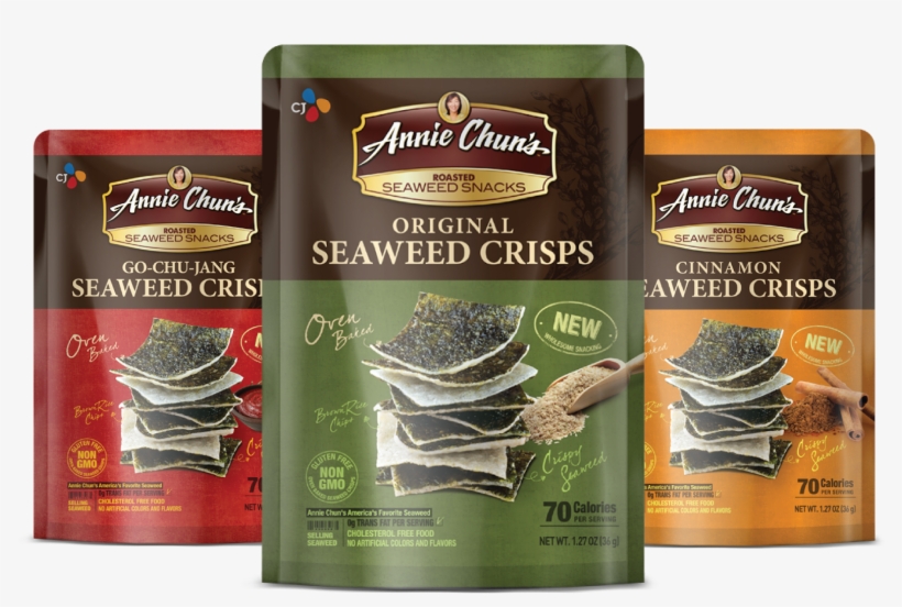 Seaweed Crisps Family Shot - Seaweed Chips Annie Chun, transparent png