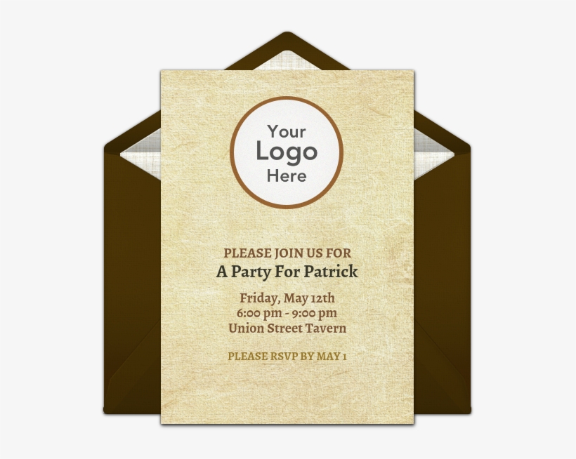 Paper Texture Photo Online Invitation - Paper, transparent png