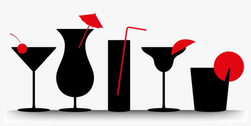 Drinks Silhouette At Getdrawings - Png Bebidas, transparent png