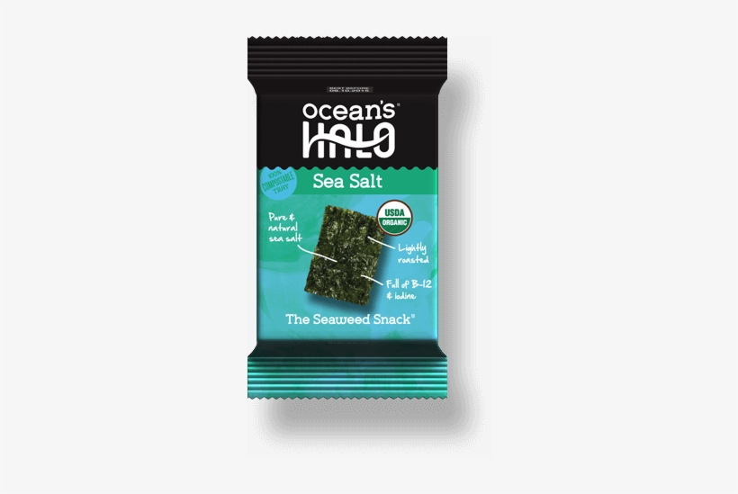 Sea Salt - Oceans Halo Seaweed Snack, transparent png