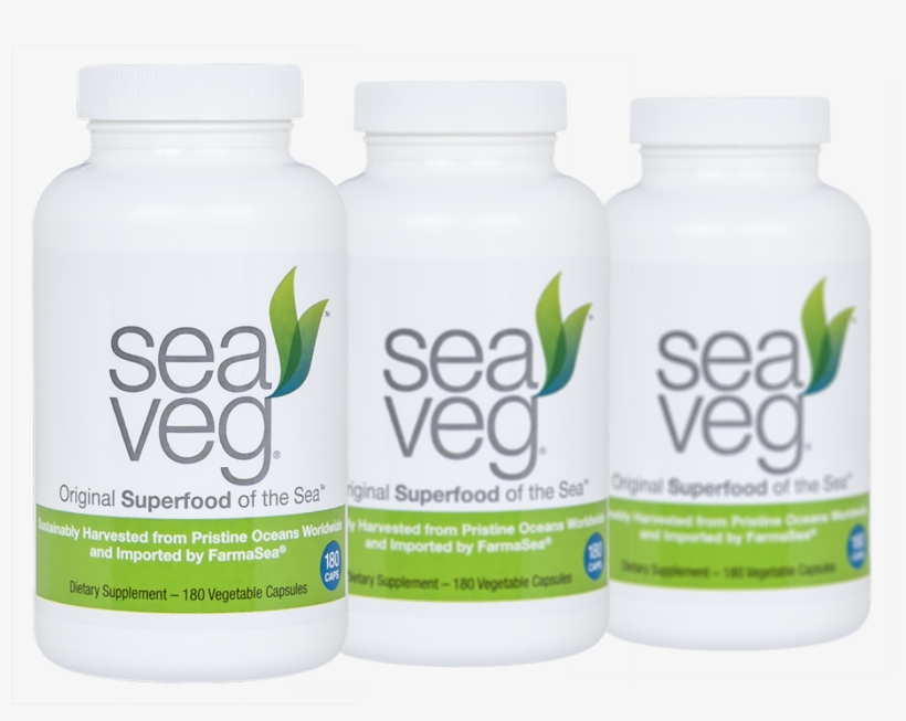 Sea Veg 180 Autoship By Farmasea Seaweed Supplement - Seaweed Supplement, transparent png