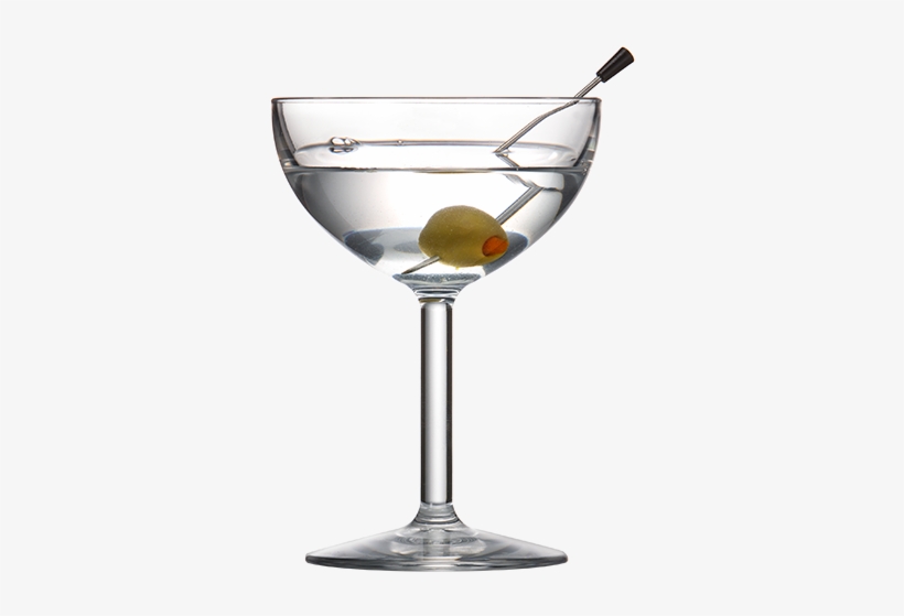 Coupe Glass 8oz With Martini - Glass, transparent png