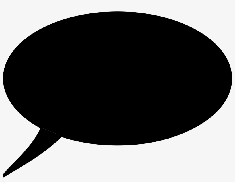 This Free Icons Png Design Of Speech Bubble, Black,, transparent png
