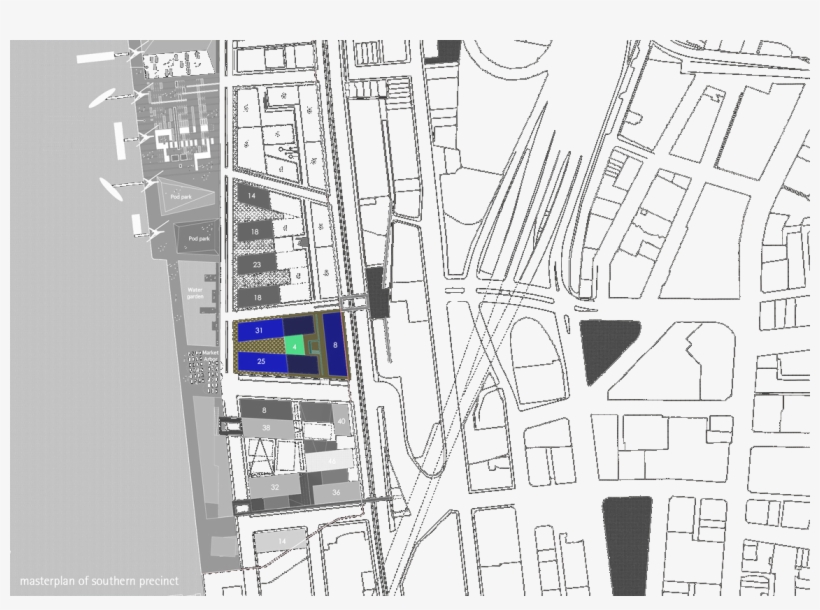 East Darling Harbour Office Building - Technical Drawing, transparent png