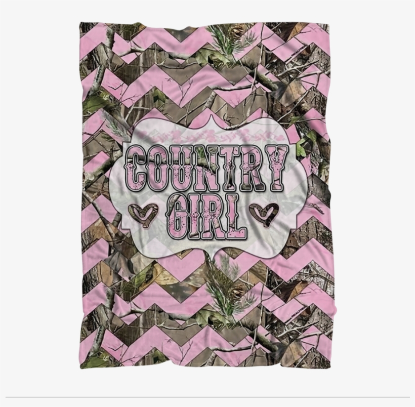 Country Girl ﻿premium Sublimation Adult Blanket - Country Girl Camo Quotes, transparent png
