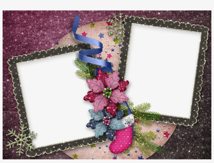 B *✿*winter Cheer - Picture Frame, transparent png