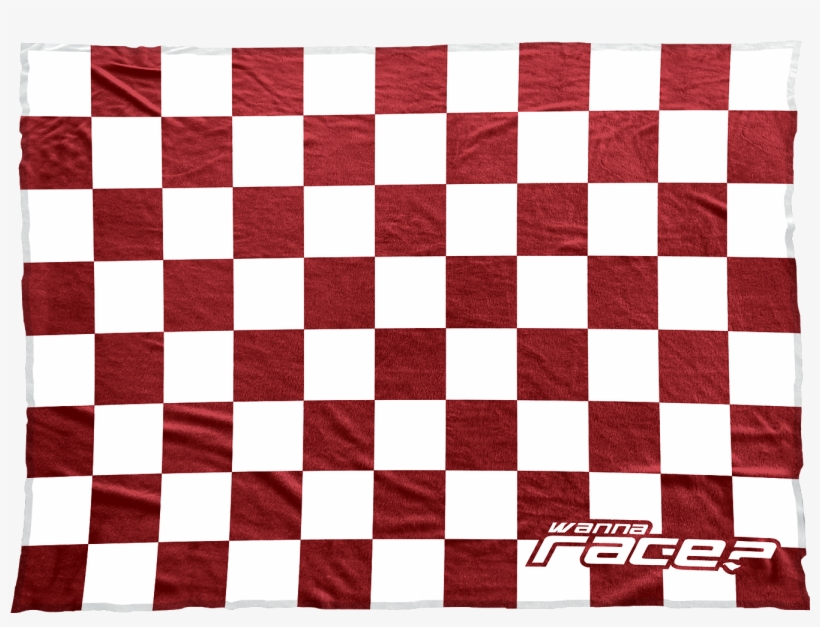 Wanna Race Blanket - Race Black And White Checkerboard, transparent png