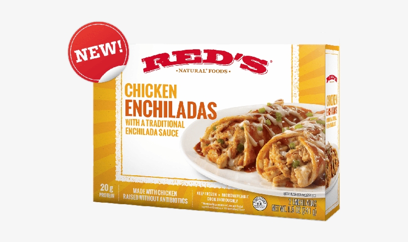 Reds All Natural Chicken Enchiladas, - Red's Enchiladas, transparent png