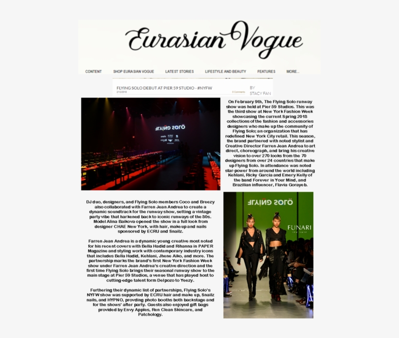 Funari New York Has Been Featured In Vogue, Harpers - Flyer, transparent png